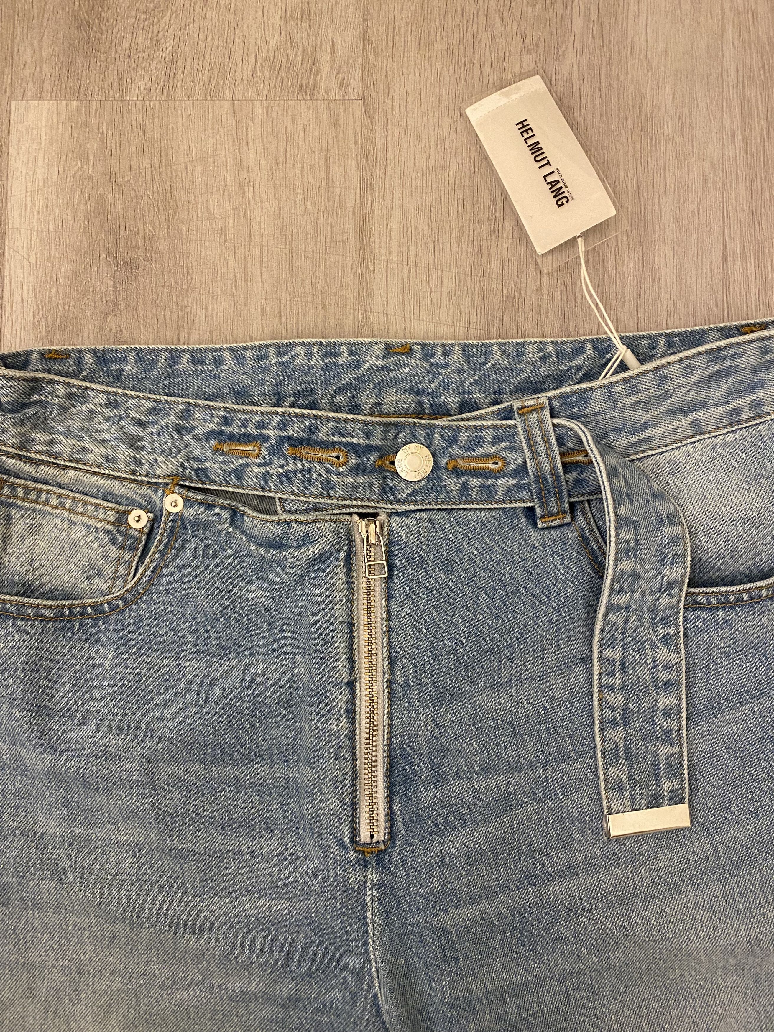 Helmut Lang Blue Shayne Oliver Belt 97 Jeans Size US 29 - 2 Thumbnail