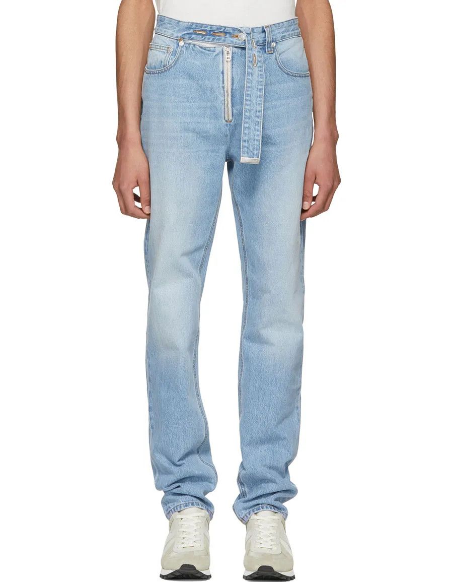 Helmut Lang Blue Shayne Oliver Belt 97 Jeans Size US 29 - 6 Thumbnail
