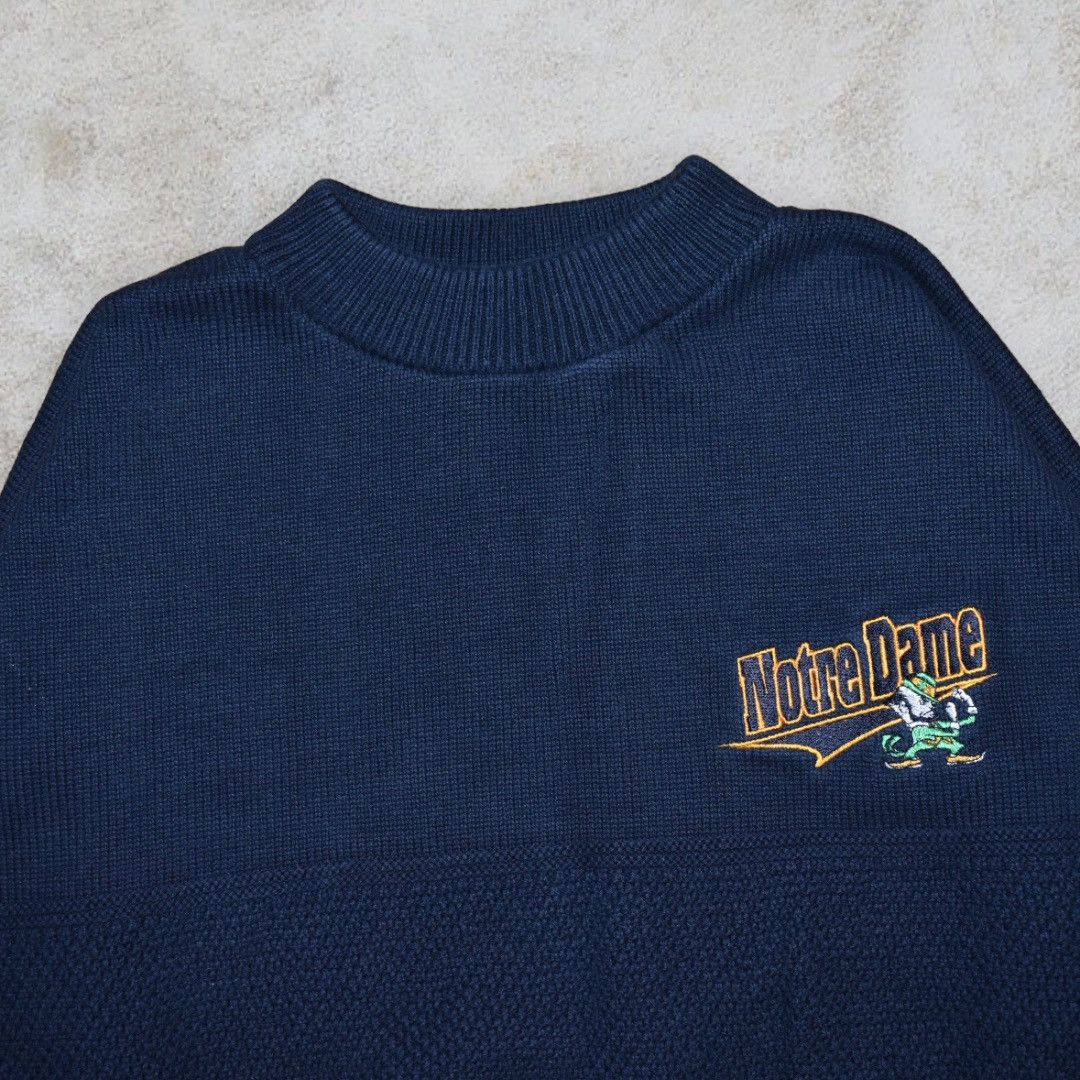 NCAA × Vintage Vintage 90s University of Notre Dame Sweater (XL) Size US XL / EU 56 / 4 - 3 Thumbnail