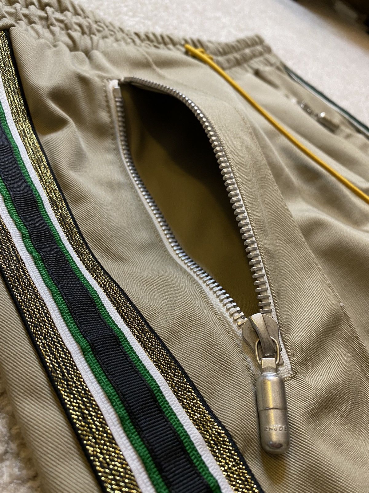 Designer × Rhude 💫Rhude💫Khaki Traxedo Cropped Pants Size Medium Size US 32 / EU 48 - 13 Thumbnail