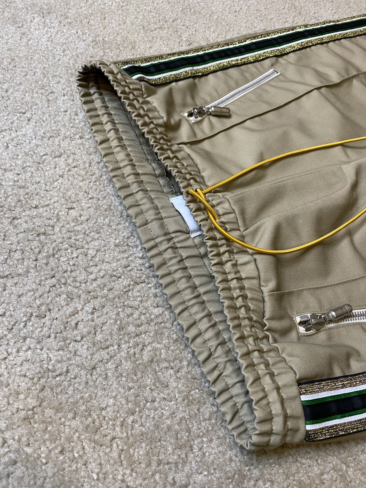 Designer × Rhude 💫Rhude💫Khaki Traxedo Cropped Pants Size Medium Size US 32 / EU 48 - 15 Thumbnail