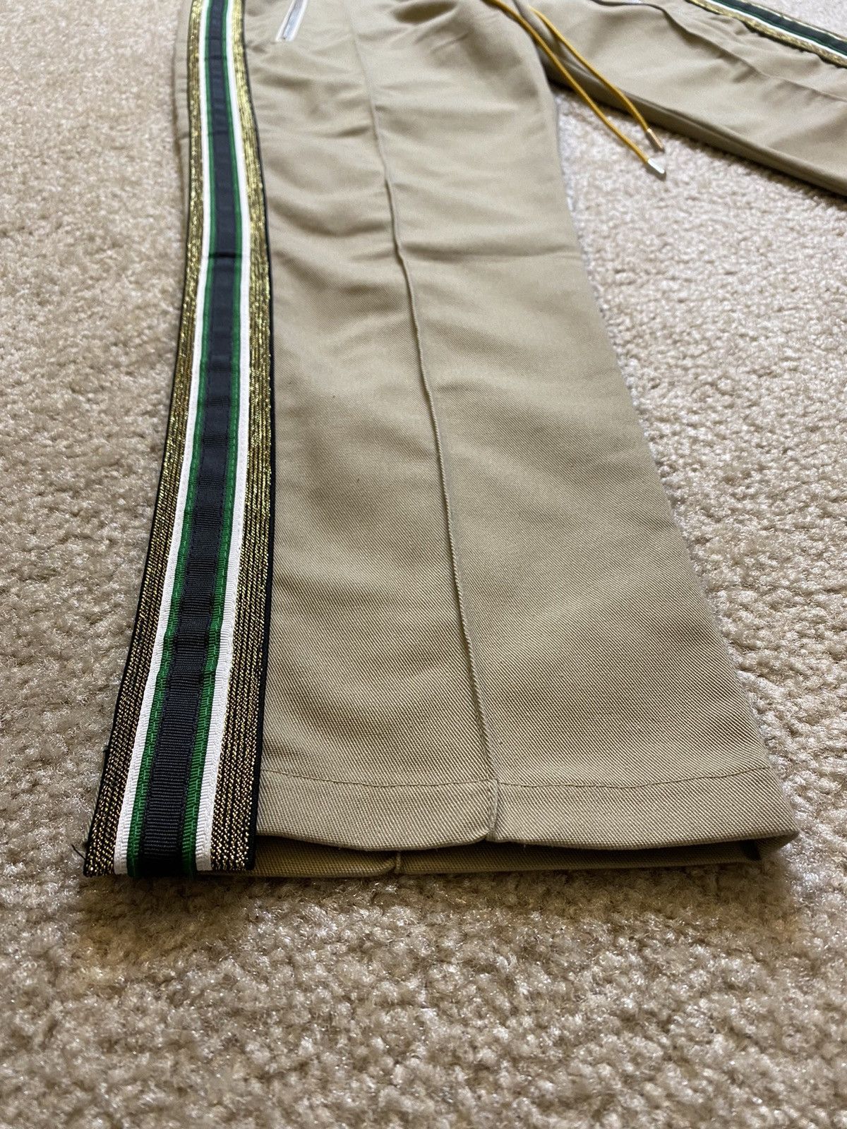 Designer × Rhude 💫Rhude💫Khaki Traxedo Cropped Pants Size Medium Size US 32 / EU 48 - 7 Thumbnail