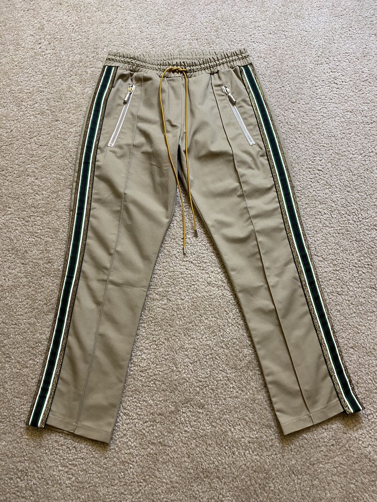 Designer × Rhude 💫Rhude💫Khaki Traxedo Cropped Pants Size Medium Size US 32 / EU 48 - 2 Thumbnail