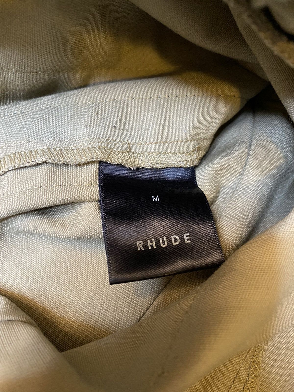 Designer × Rhude 💫Rhude💫Khaki Traxedo Cropped Pants Size Medium Size US 32 / EU 48 - 18 Thumbnail