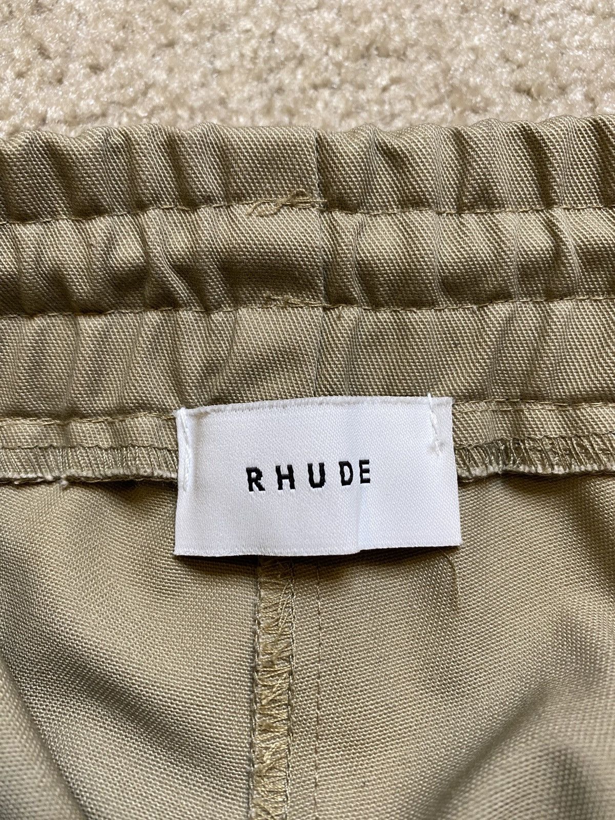 Designer × Rhude 💫Rhude💫Khaki Traxedo Cropped Pants Size Medium Size US 32 / EU 48 - 16 Thumbnail