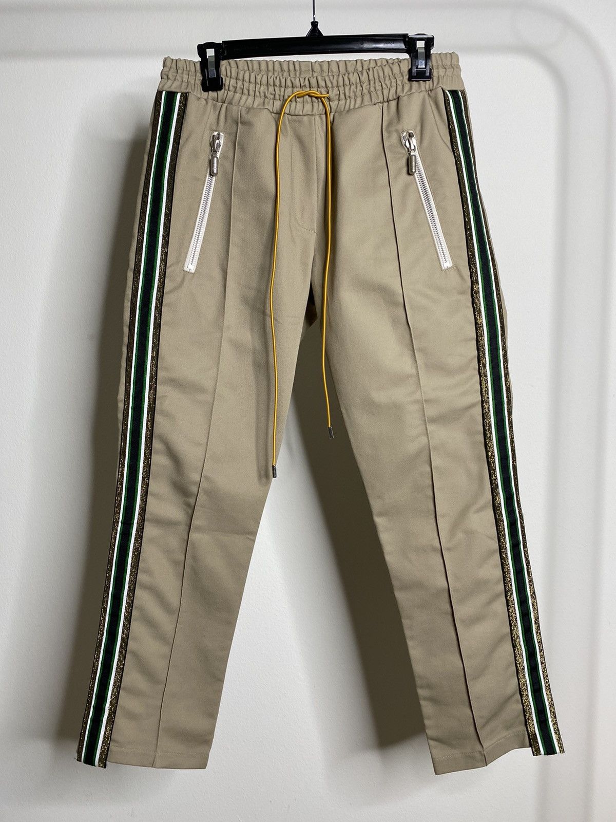 Designer × Rhude 💫Rhude💫Khaki Traxedo Cropped Pants Size Medium Size US 32 / EU 48 - 1 Thumbnail