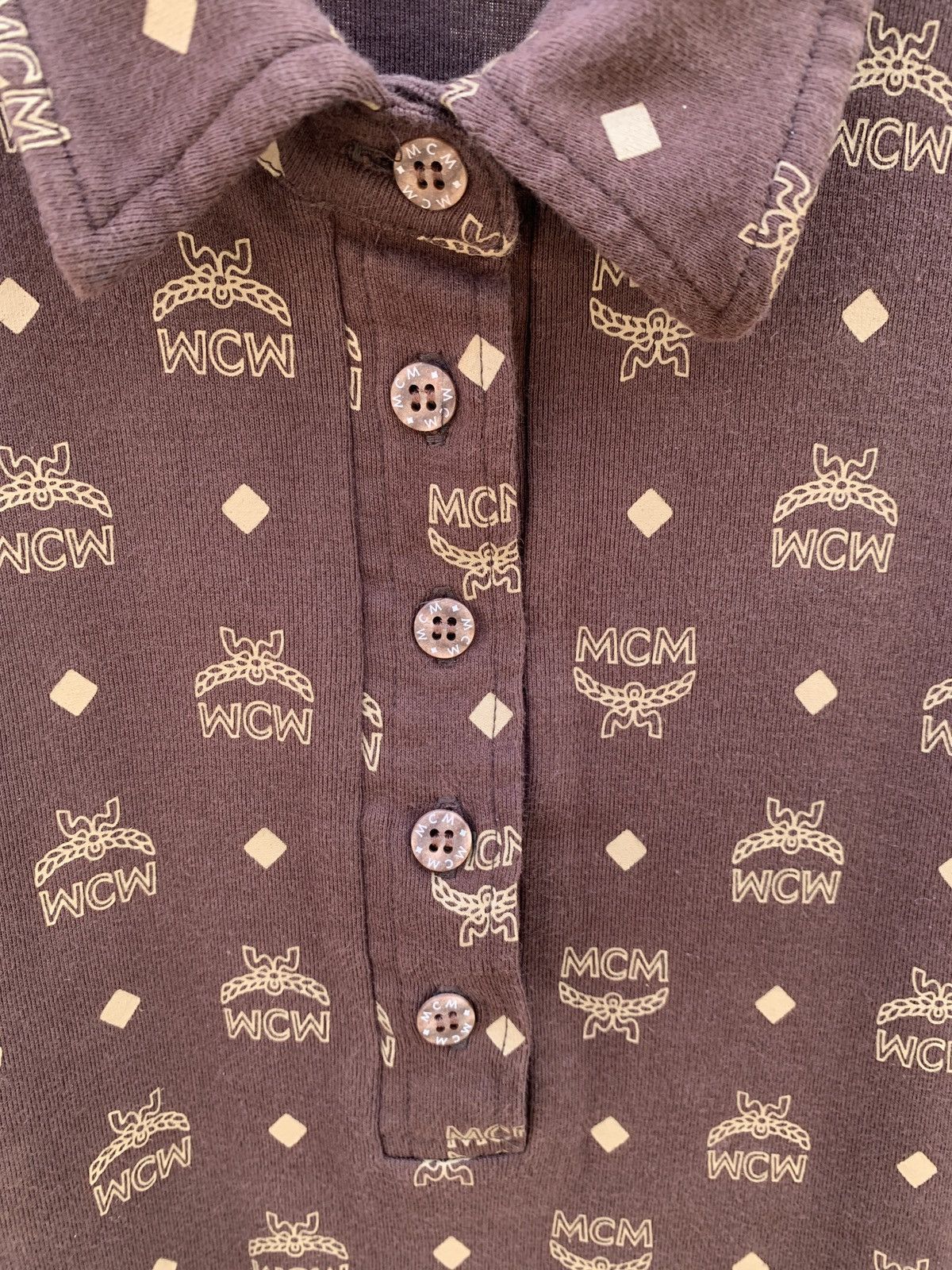 MCM × Vintage VINTAGE MCM MONOGRAM CROP TOP Size M / US 6-8 / IT 42-44 - 7 Thumbnail