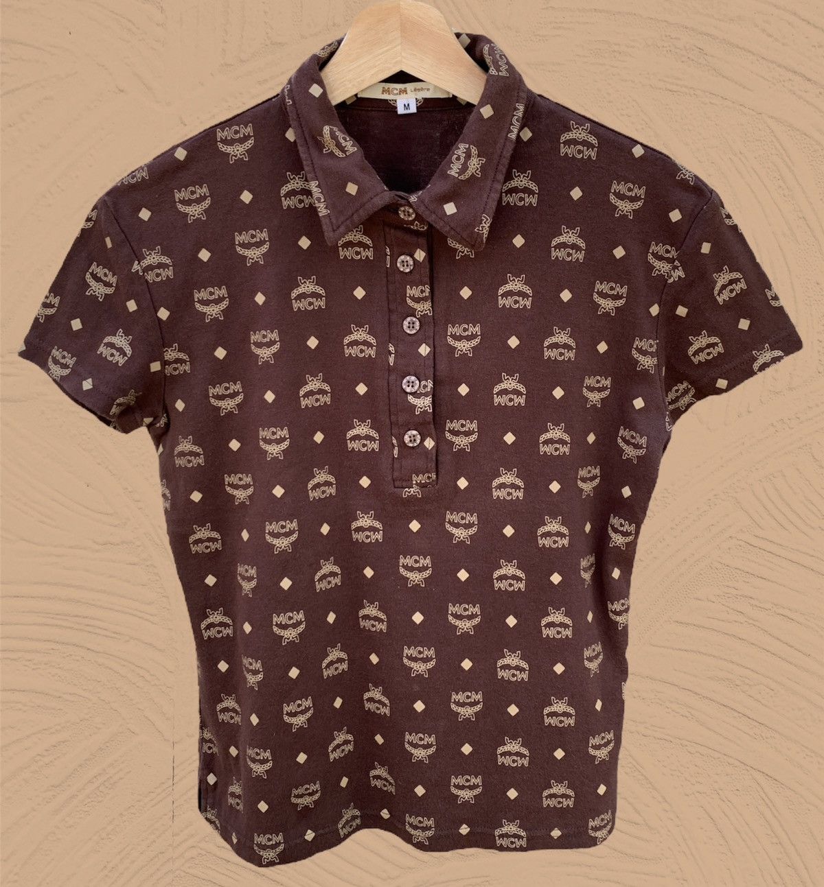 MCM × Vintage VINTAGE MCM MONOGRAM CROP TOP Size M / US 6-8 / IT 42-44 - 1 Thumbnail