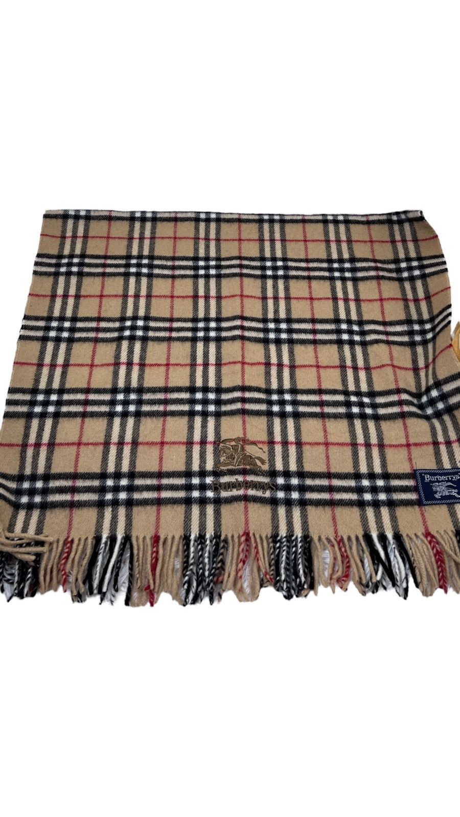 Burberry Burberrys Novacheck Beige Big Scarf Muffler Size ONE SIZE - 1 Thumbnail