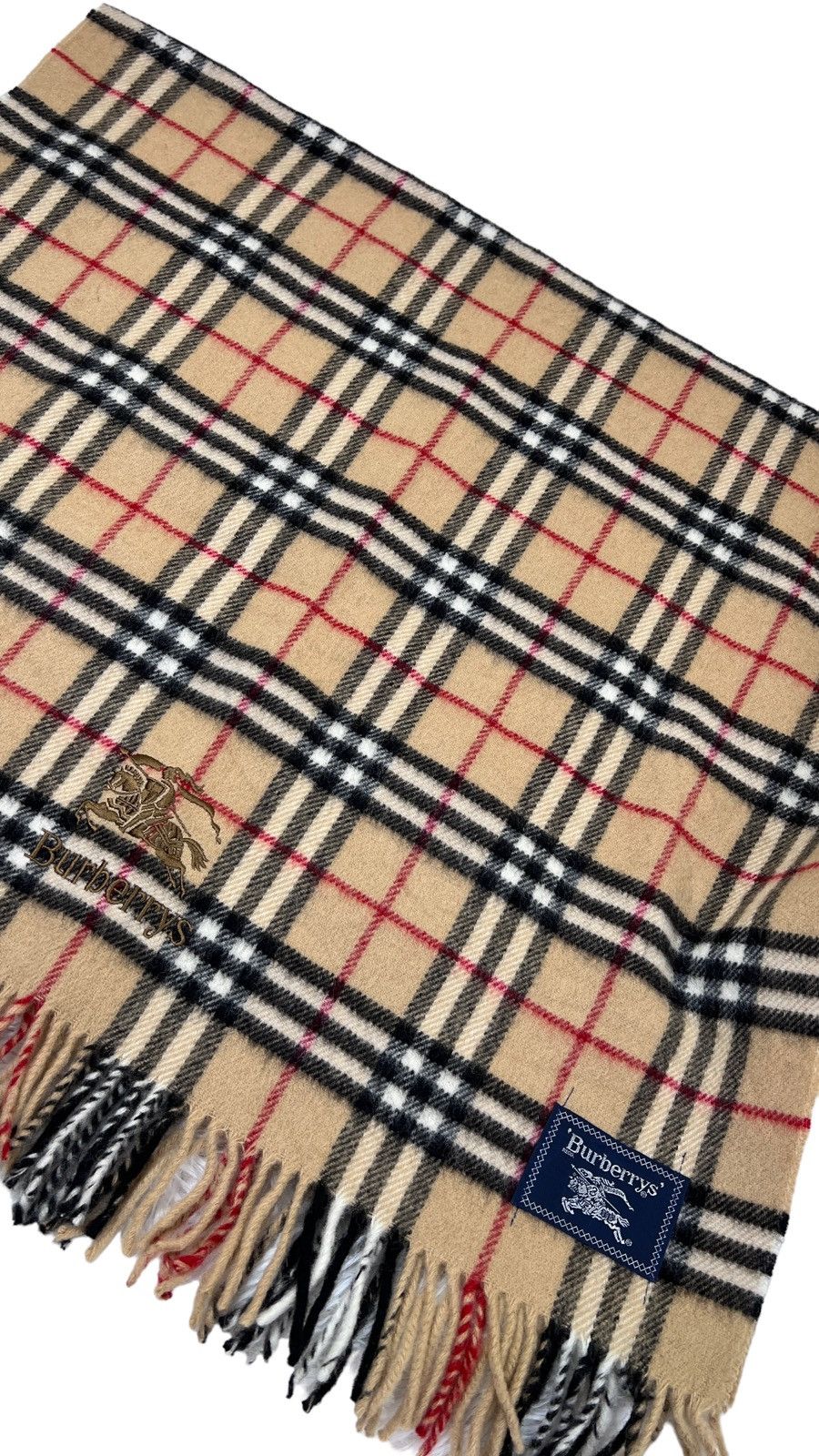 Burberry Burberrys Novacheck Beige Big Scarf Muffler Size ONE SIZE - 2 Thumbnail