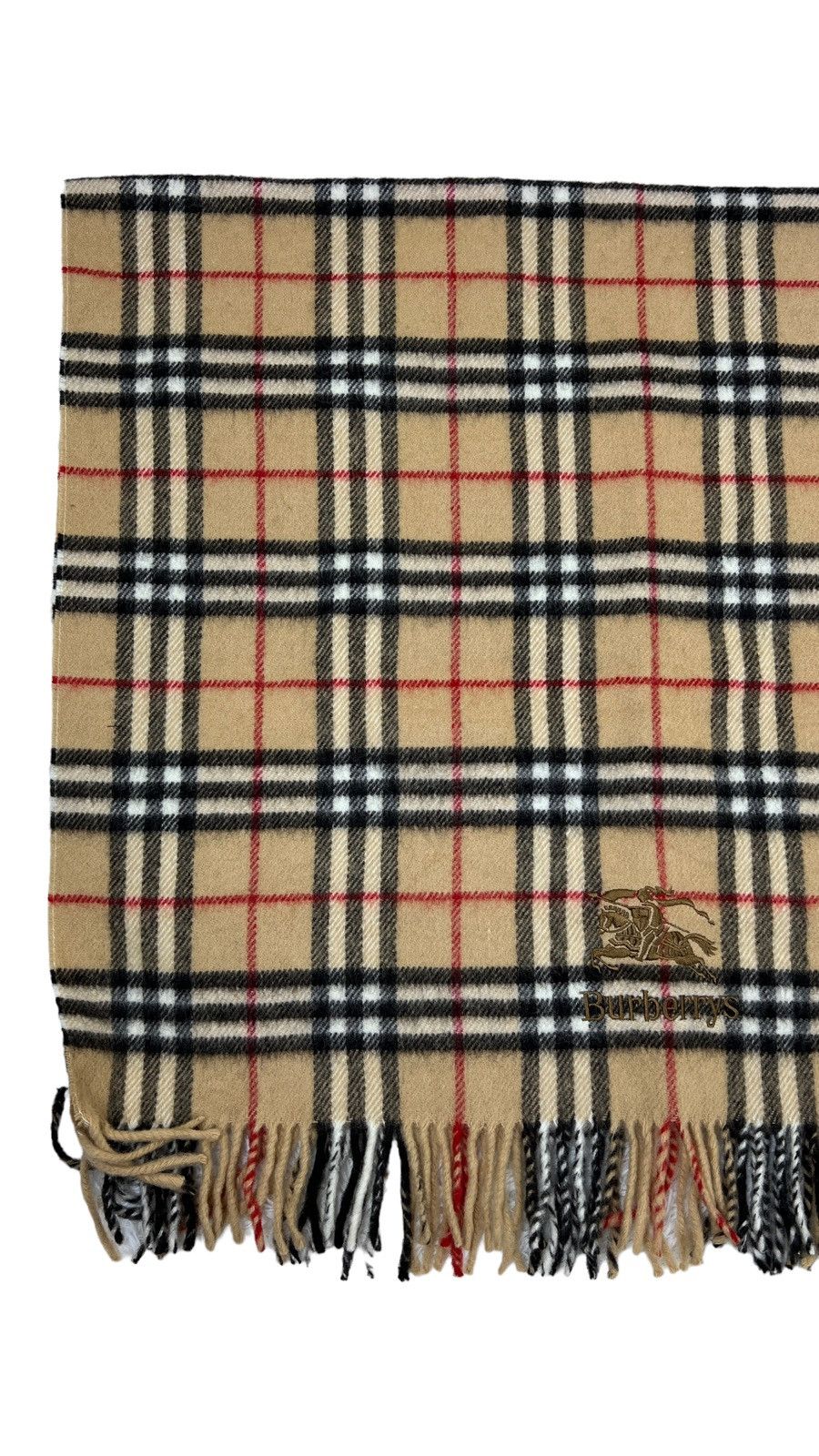Burberry Burberrys Novacheck Beige Big Scarf Muffler Size ONE SIZE - 3 Thumbnail