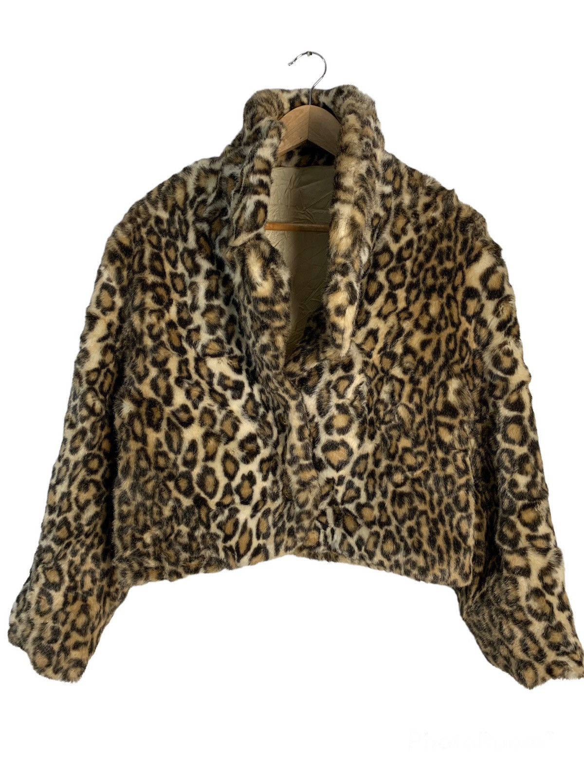 Japanese Brand Dina Kuus Leopard Fur Jacket Size M / US 6-8 / IT 42-44 - 1 Thumbnail