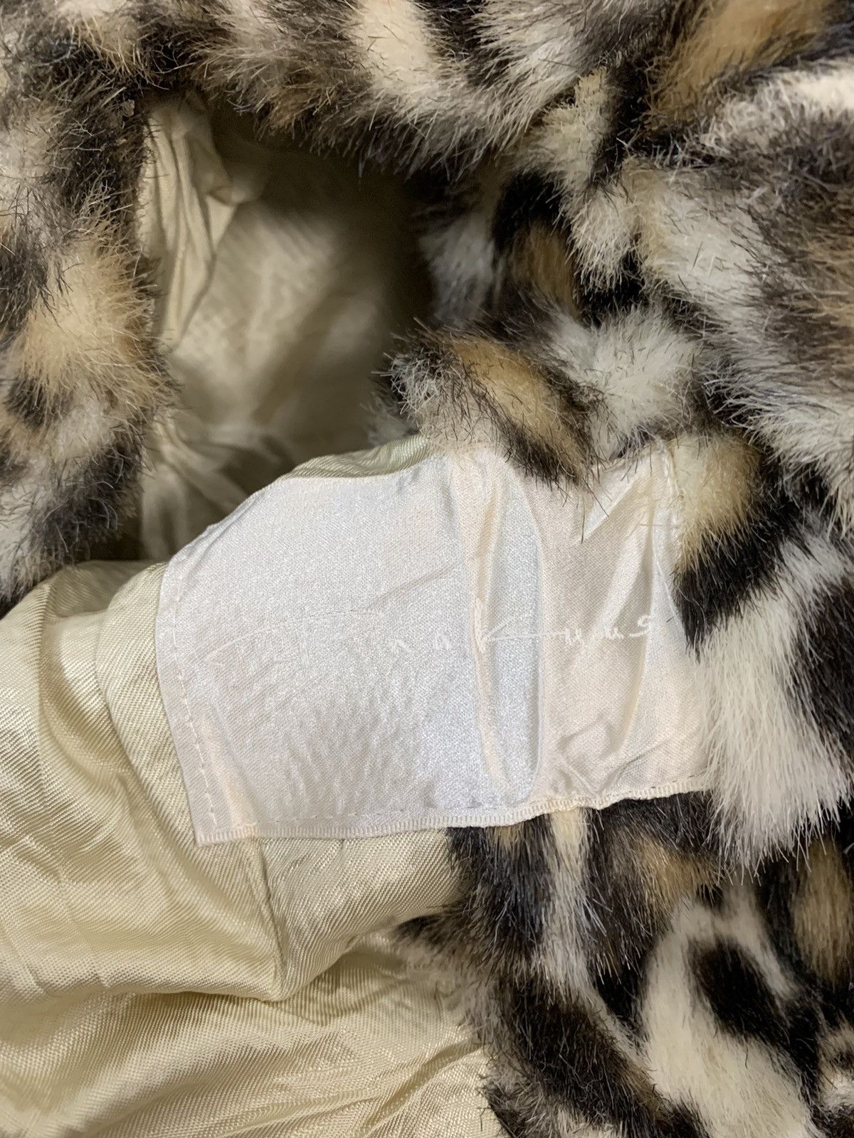Japanese Brand Dina Kuus Leopard Fur Jacket Size M / US 6-8 / IT 42-44 - 4 Thumbnail