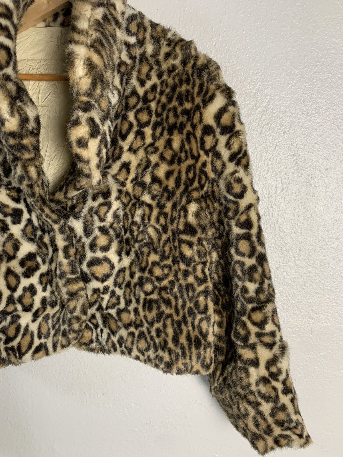 Japanese Brand Dina Kuus Leopard Fur Jacket Size M / US 6-8 / IT 42-44 - 2 Thumbnail