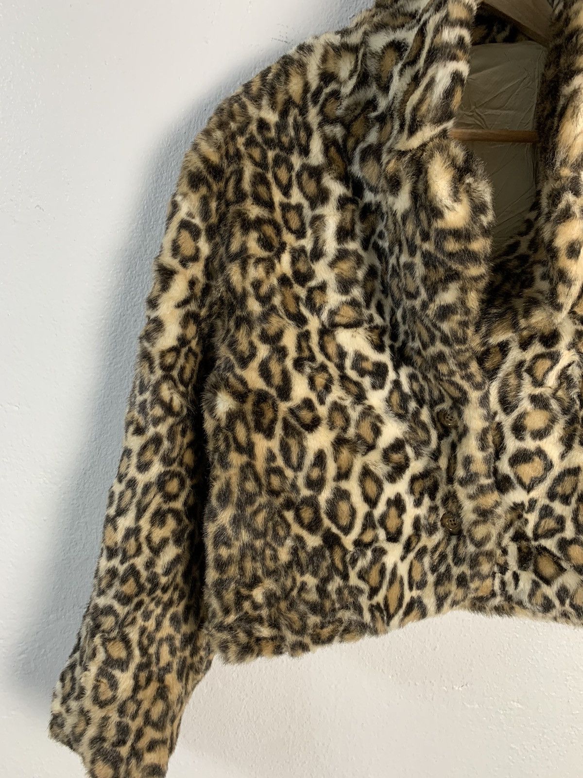 Japanese Brand Dina Kuus Leopard Fur Jacket Size M / US 6-8 / IT 42-44 - 3 Thumbnail