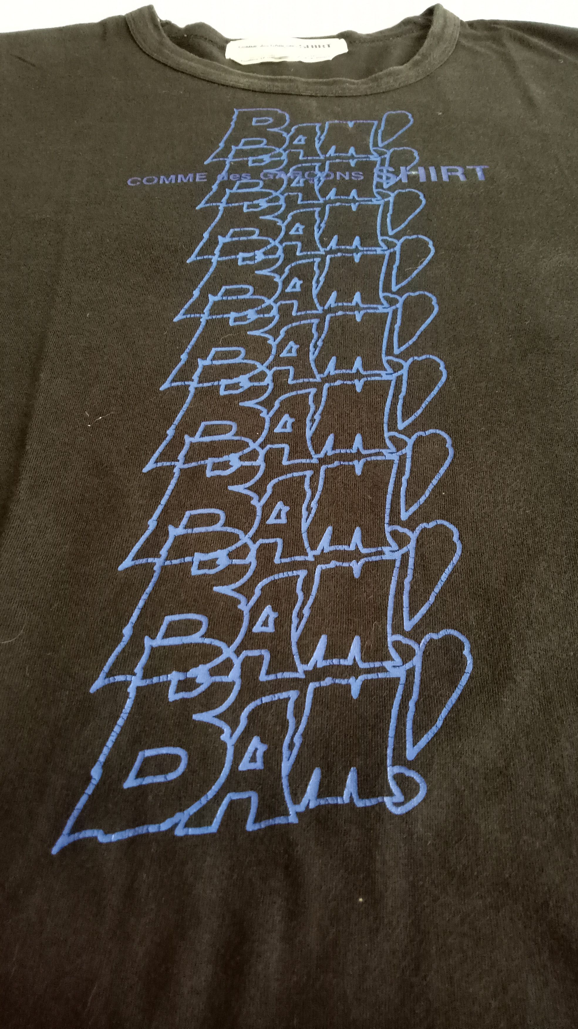 コムデギャルソン　シャツ　長袖Tシャツ　BAM!BAM!BAM! コムデギャルソン シャツ 長袖Tシャツ BAM!BAM!BAM! - メルカリ