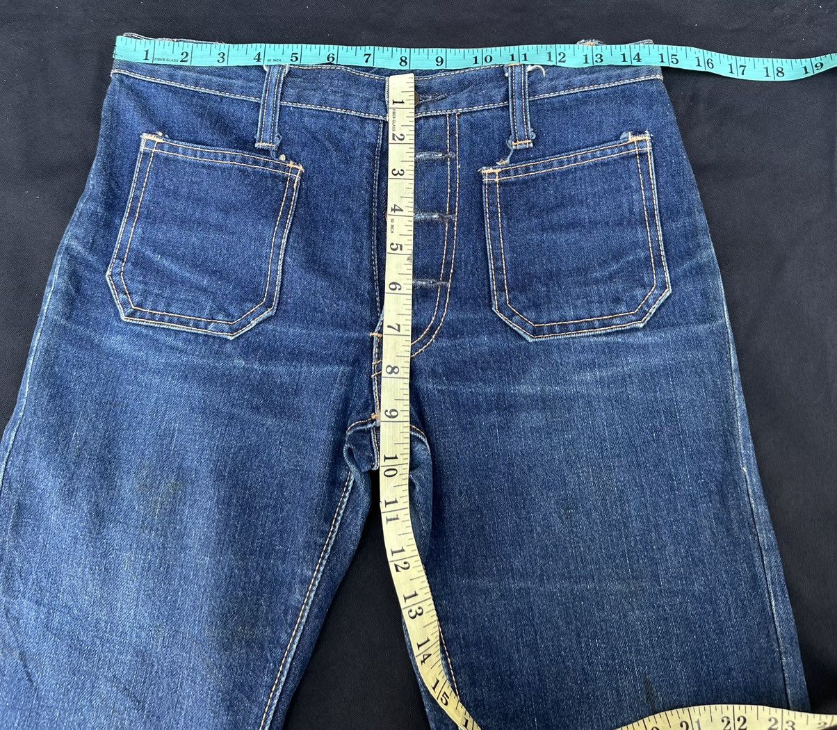 Edwin Super Flare Vintage 80s Edwin Japan Fade Blue Denim Jeans Size US 29 - 2 Thumbnail