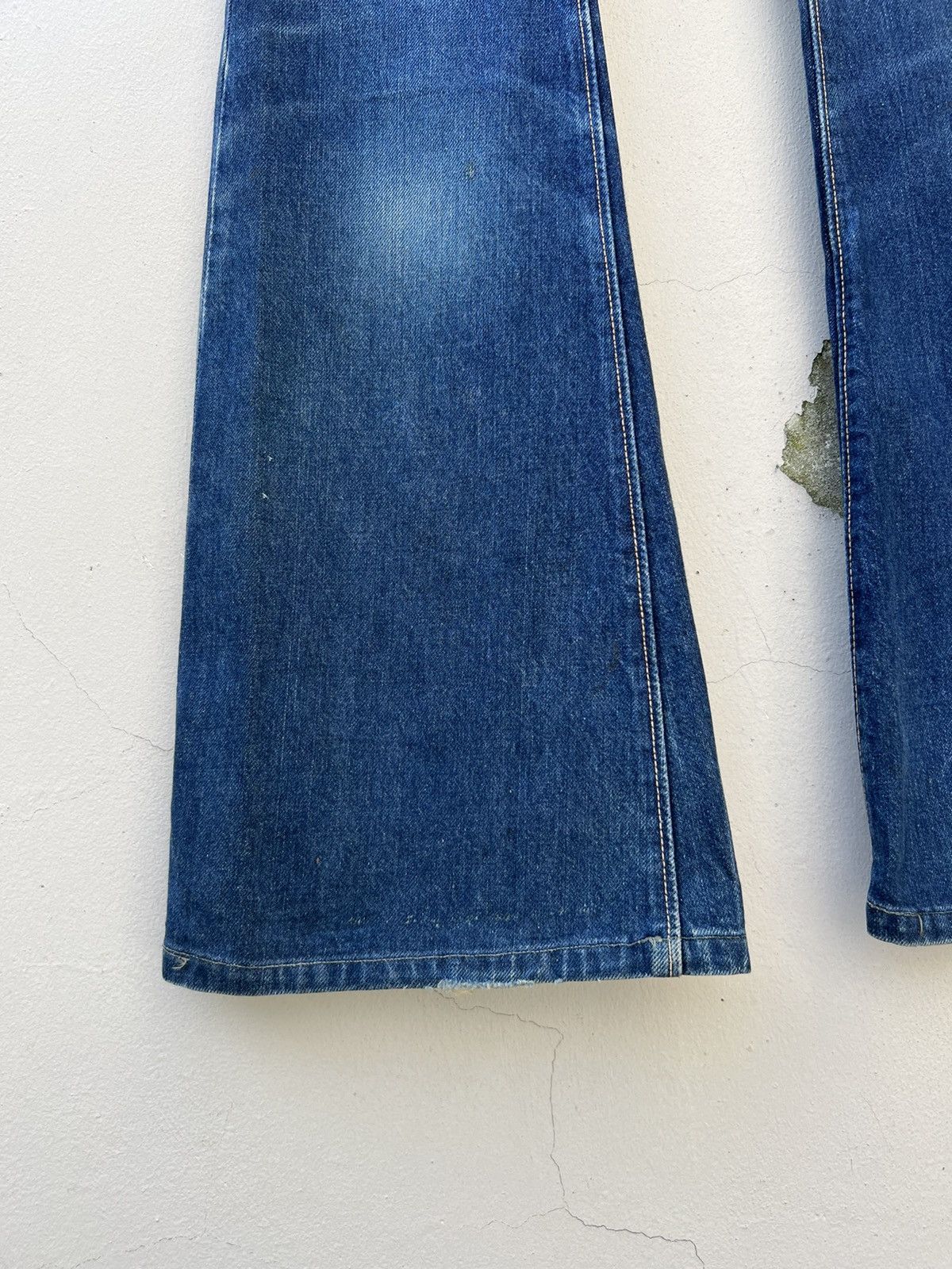 Edwin Super Flare Vintage 80s Edwin Japan Fade Blue Denim Jeans Size US 29 - 10 Thumbnail