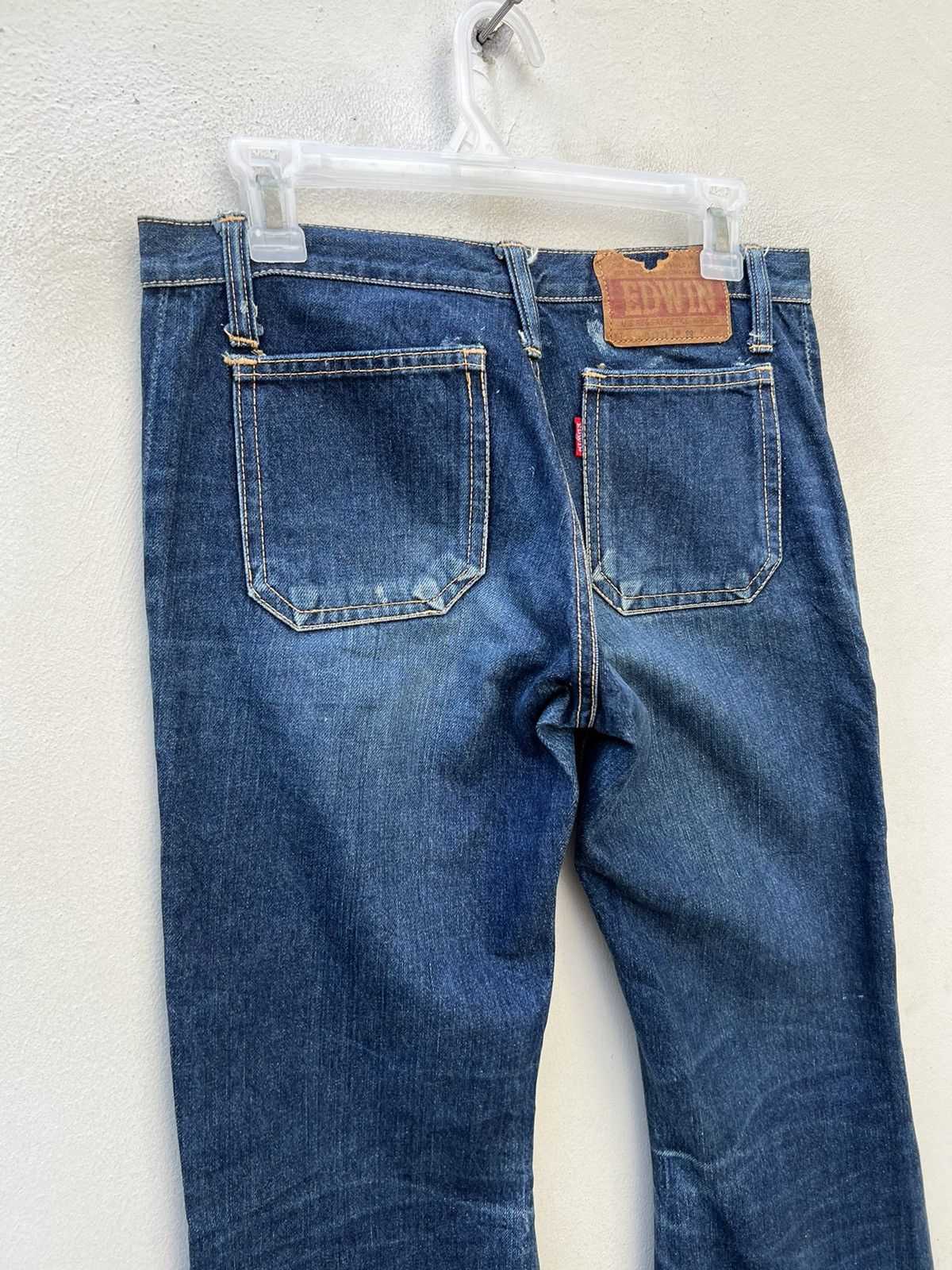 Edwin Super Flare Vintage 80s Edwin Japan Fade Blue Denim Jeans Size US 29 - 16 Thumbnail