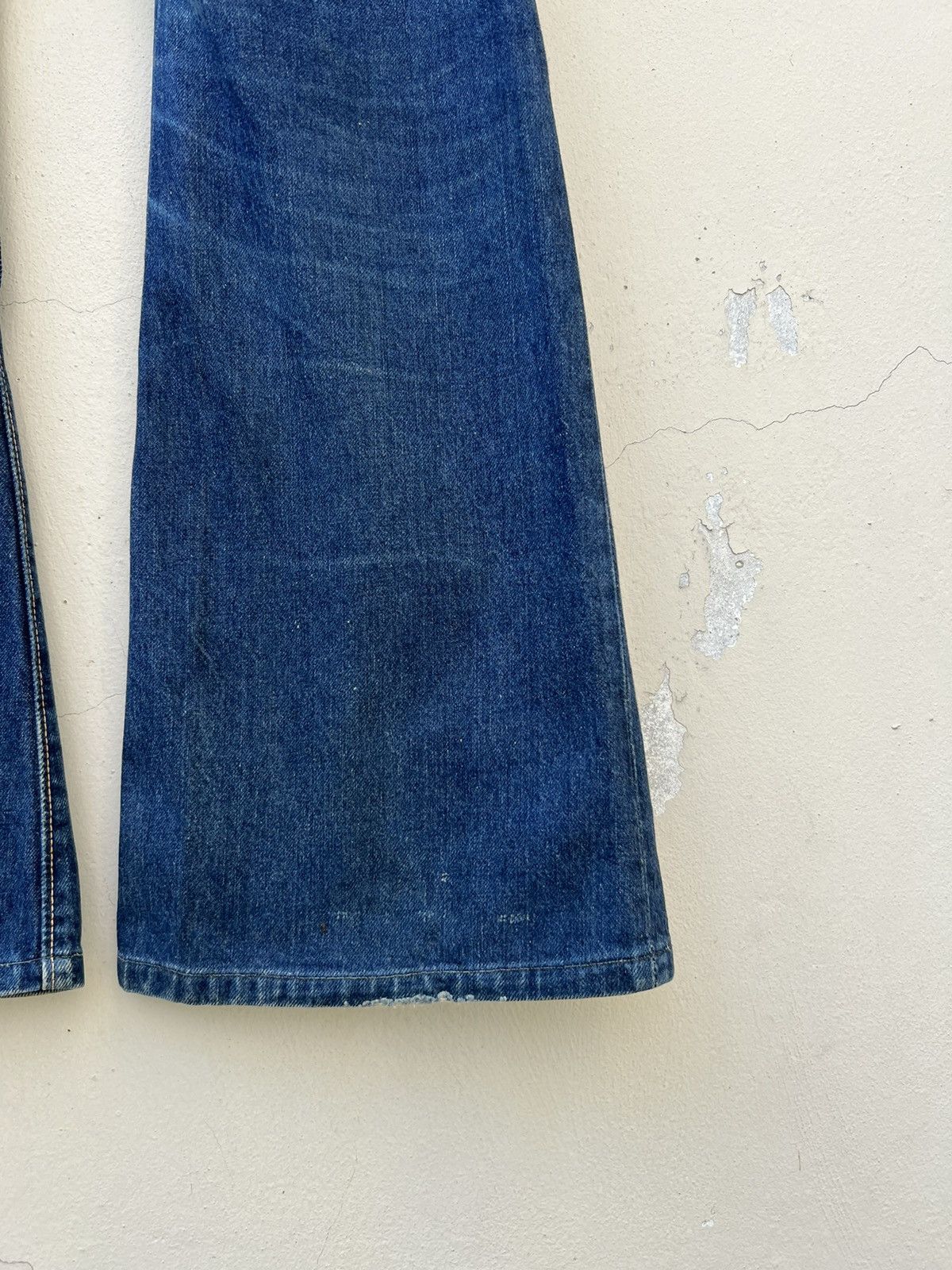 Edwin Super Flare Vintage 80s Edwin Japan Fade Blue Denim Jeans Size US 29 - 21 Thumbnail