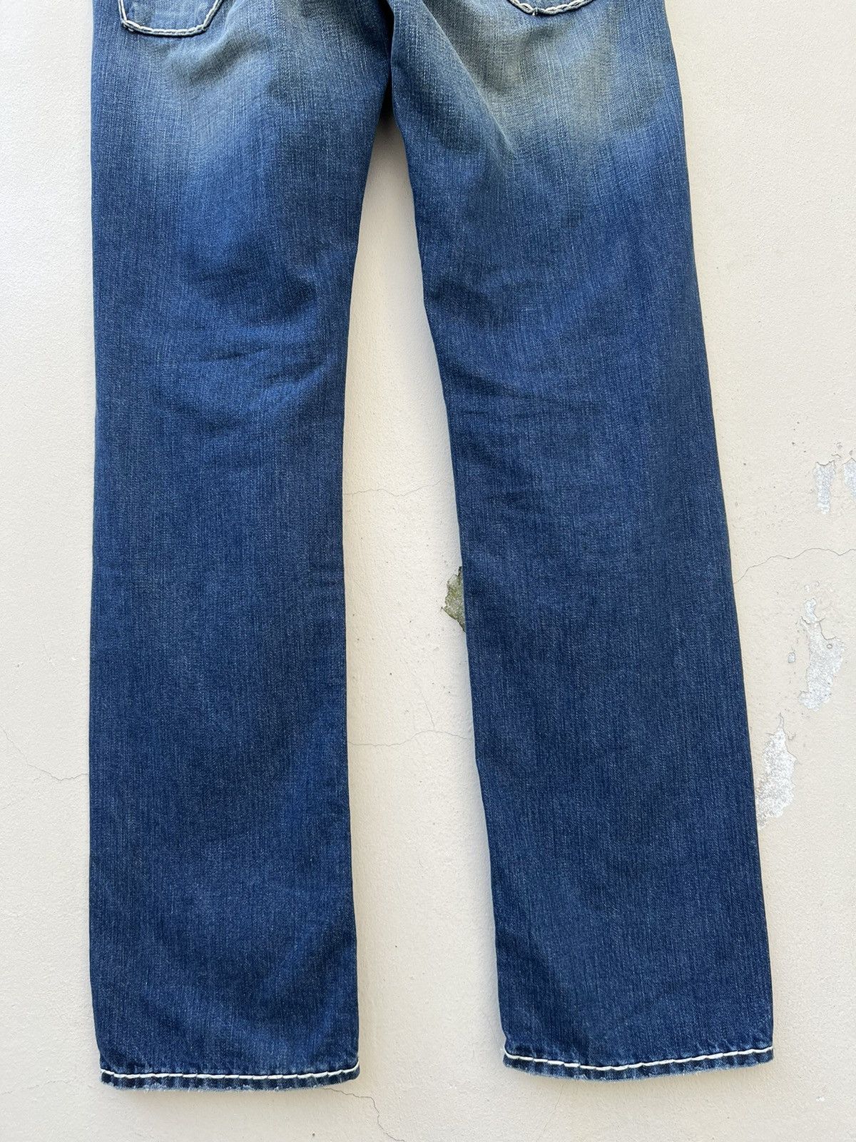 True Religion Vintage 2000s True Religion Geno Super T Denim Regular Jeans Size US 33 - 18 Thumbnail