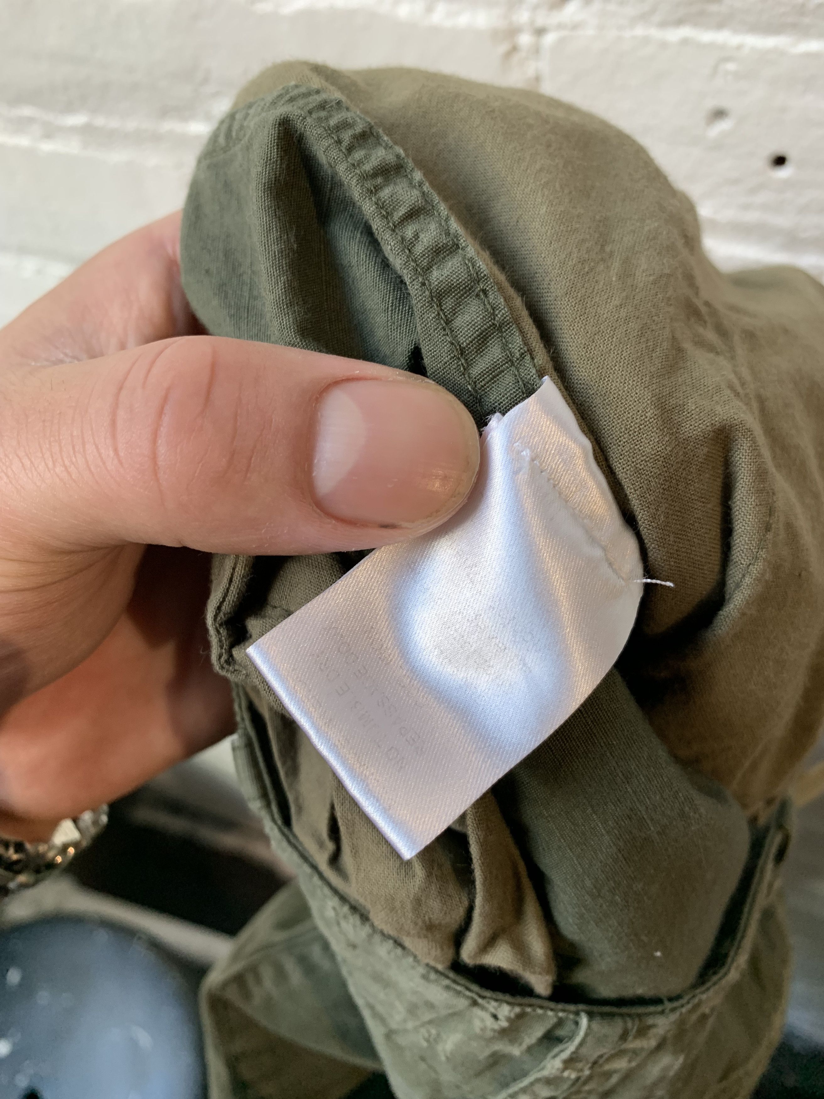 Balmain SS10 Runway Decarnin Army Cargo Pants Sz S Pants