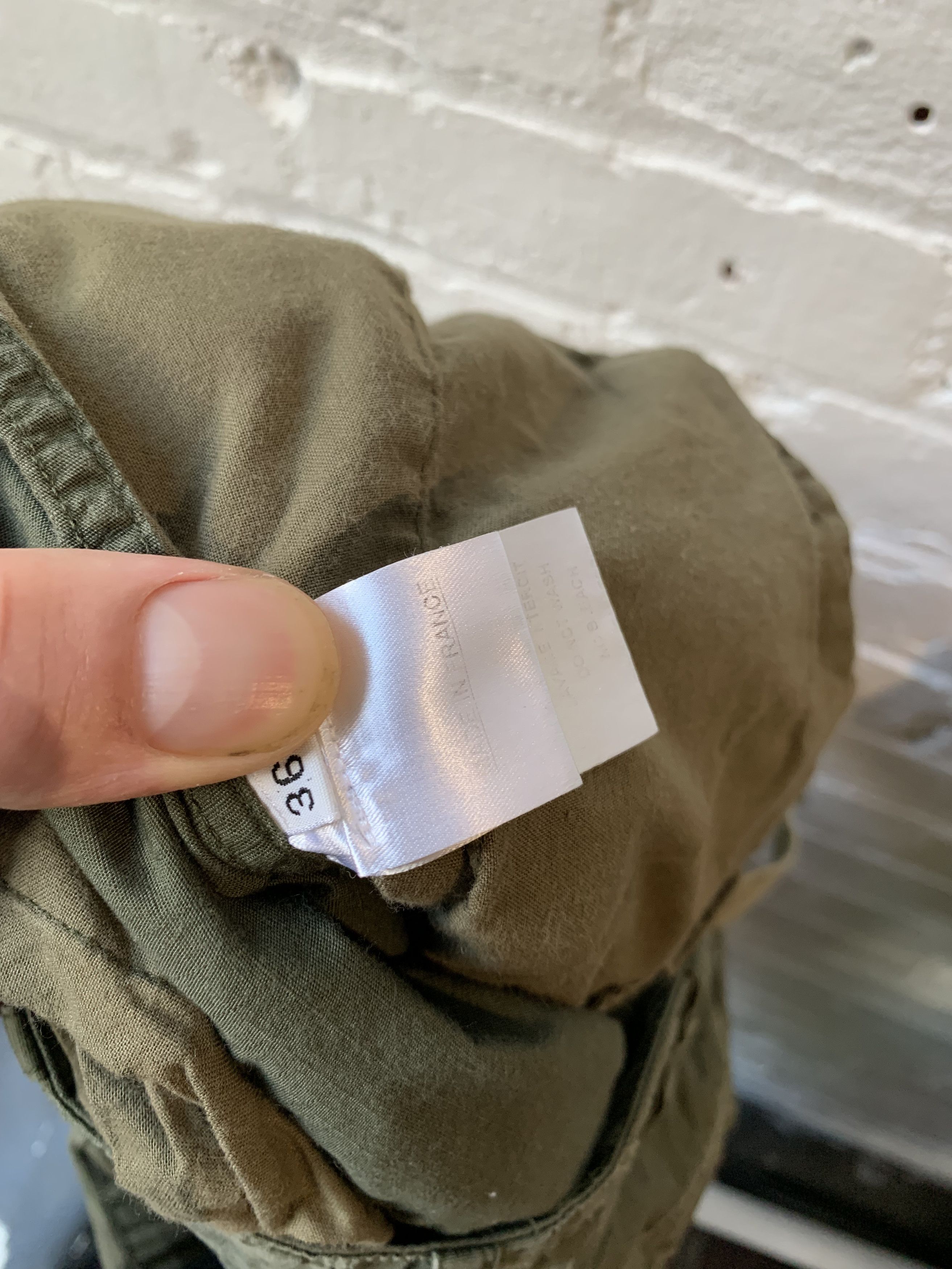 Balmain SS10 Runway Decarnin Army Cargo Pants Sz S Pants