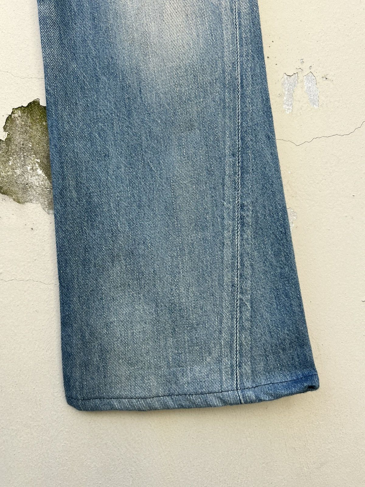 Edwin Vintage Edwin Blue Trip Fade Light Blue Denim Flare Jeans Size US 32 / EU 48 - 16 Thumbnail
