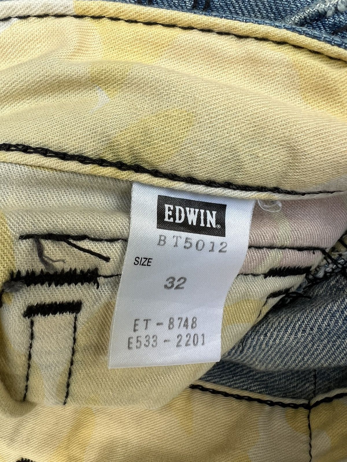 Edwin Vintage Edwin Blue Trip Fade Light Blue Denim Flare Jeans Size US 32 / EU 48 - 24 Thumbnail