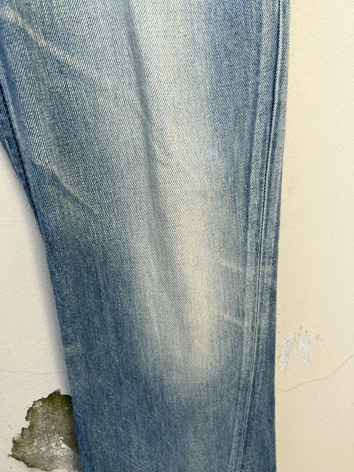 Edwin Vintage Edwin Blue Trip Fade Light Blue Denim Flare Jeans Size US 32 / EU 48 - 14 Thumbnail