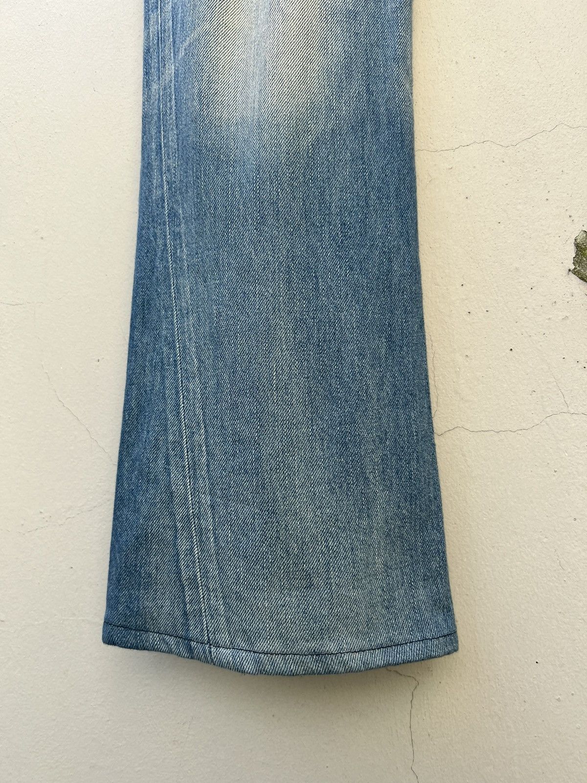 Edwin Vintage Edwin Blue Trip Fade Light Blue Denim Flare Jeans Size US 32 / EU 48 - 12 Thumbnail