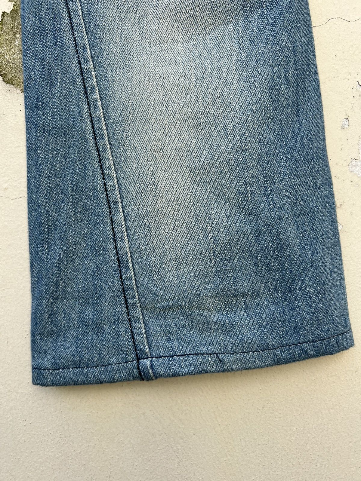 Edwin Vintage Edwin Blue Trip Fade Light Blue Denim Flare Jeans Size US 32 / EU 48 - 23 Thumbnail