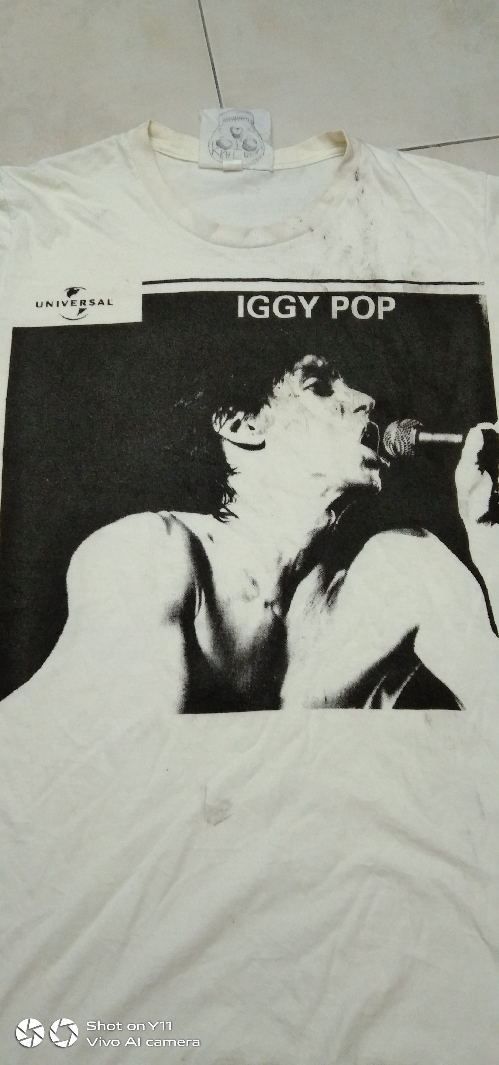 Band Tees × Iggy × Universal Studios BAND TEES IGGY POP T-SHIRT VERY RARE Size US M / EU 48-50 / 2 - 3 Thumbnail