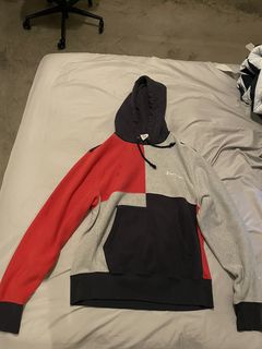 Reverse Weave Colorblock Hoodie