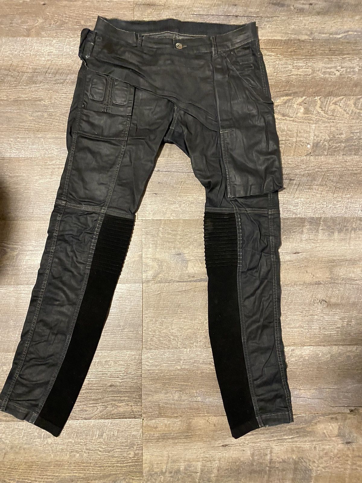 Rick Owens Drkshdw Memphis Wax Denim | Grailed