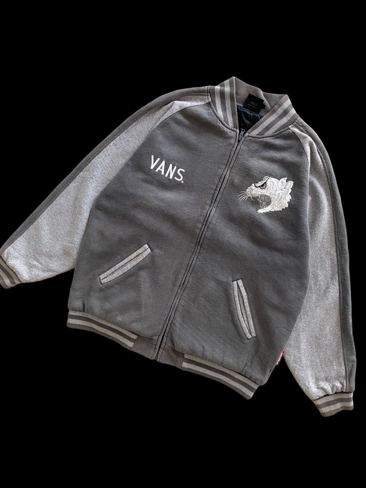 Vans × Vintage VANS USA Kenye West Sukajan jacket tiger big Logo Size US M / EU 48-50 / 2 - 5 Thumbnail