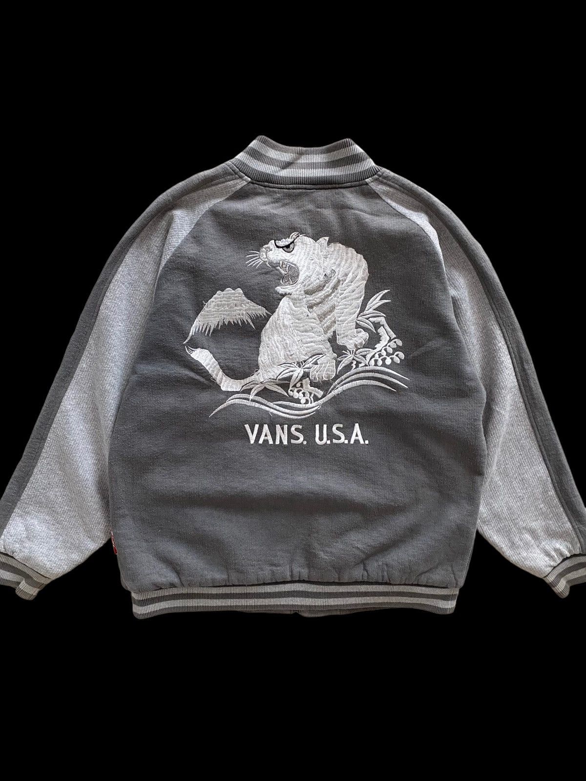 Vans × Vintage VANS USA Kenye West Sukajan jacket tiger big Logo Size US M / EU 48-50 / 2 - 2 Thumbnail