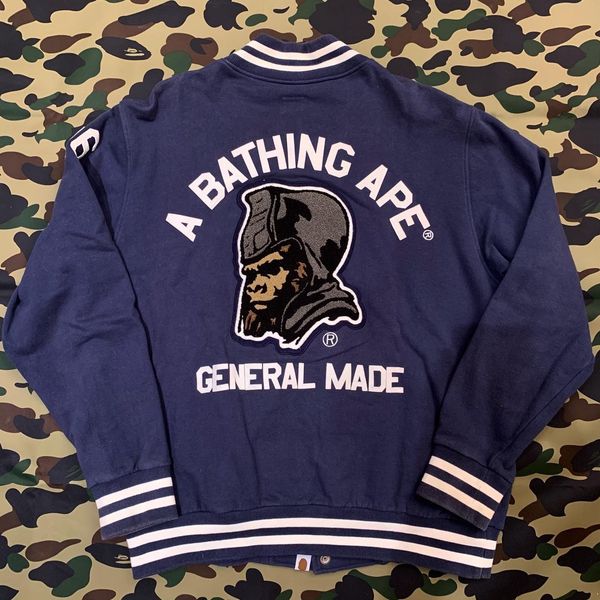 Bape Bape OG General Varsity Jacket | Grailed