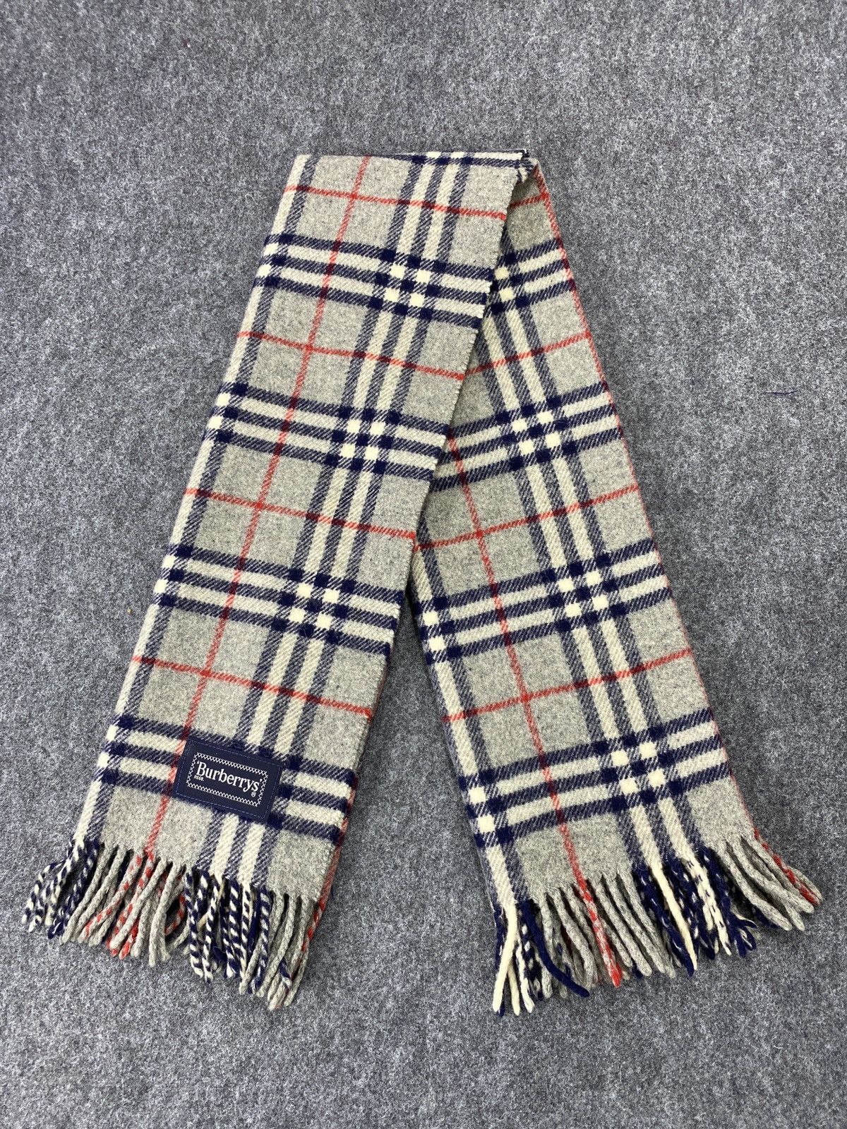 Burberry Vintage Burberry Scarf/Muffler -T055 Size ONE SIZE - 3 Thumbnail