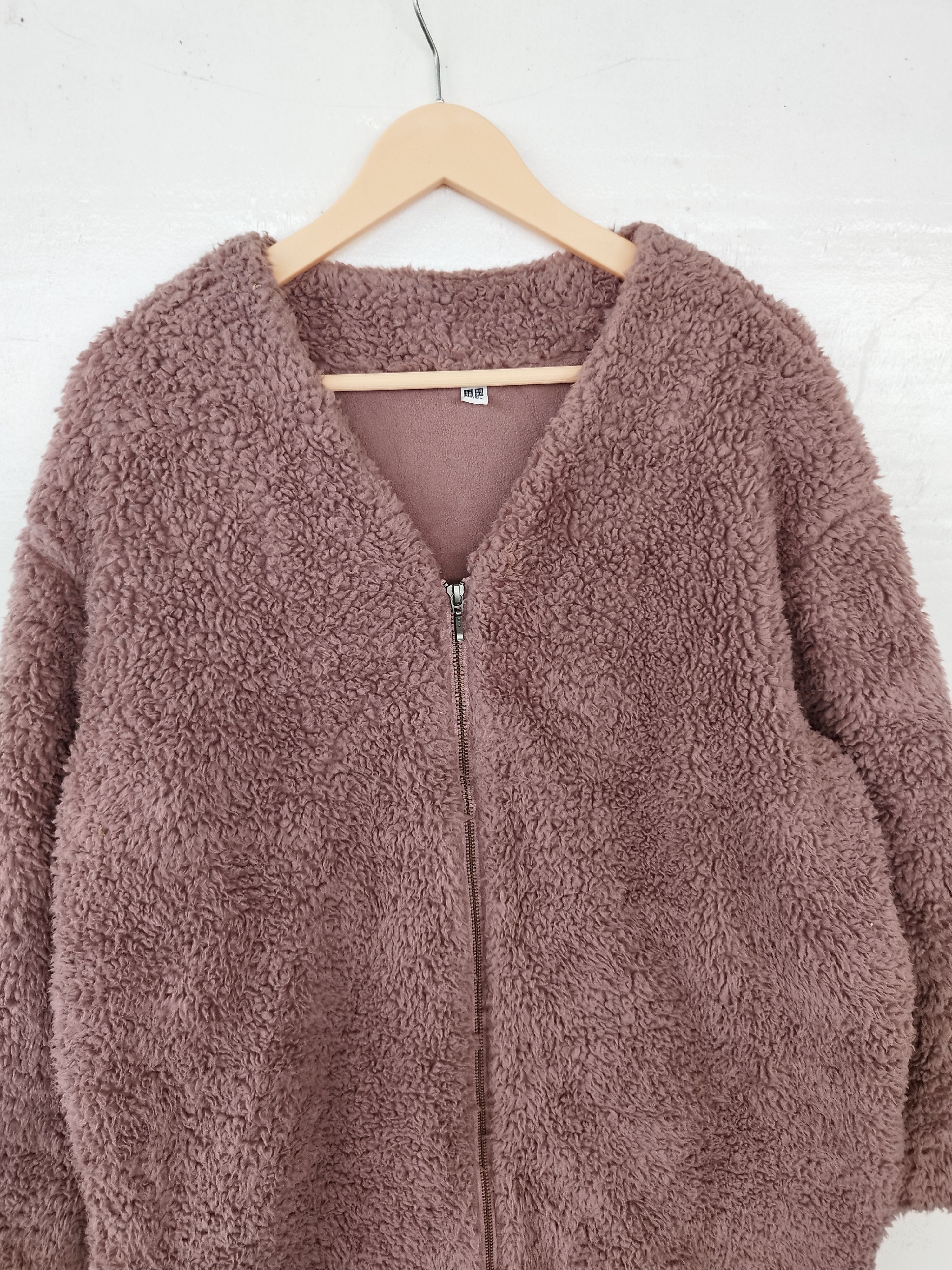 Uniqlo Uniqlo sherpa cardigan jacket zipper Size US L / EU 52-54 / 3 - 1 Thumbnail