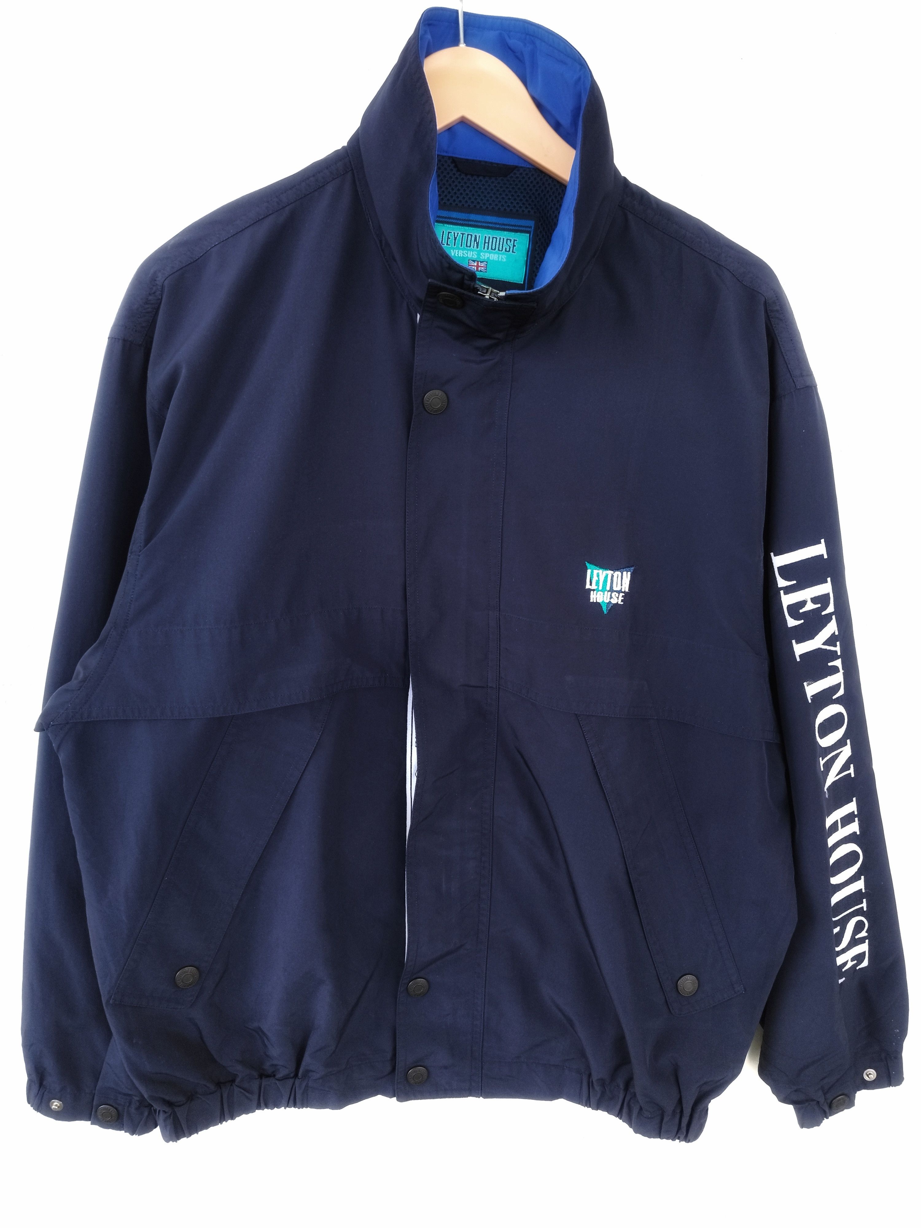 Japanese Brand Leyton House zipper jacket windbreaker Size US L / EU 52-54 / 3 - 1 Thumbnail