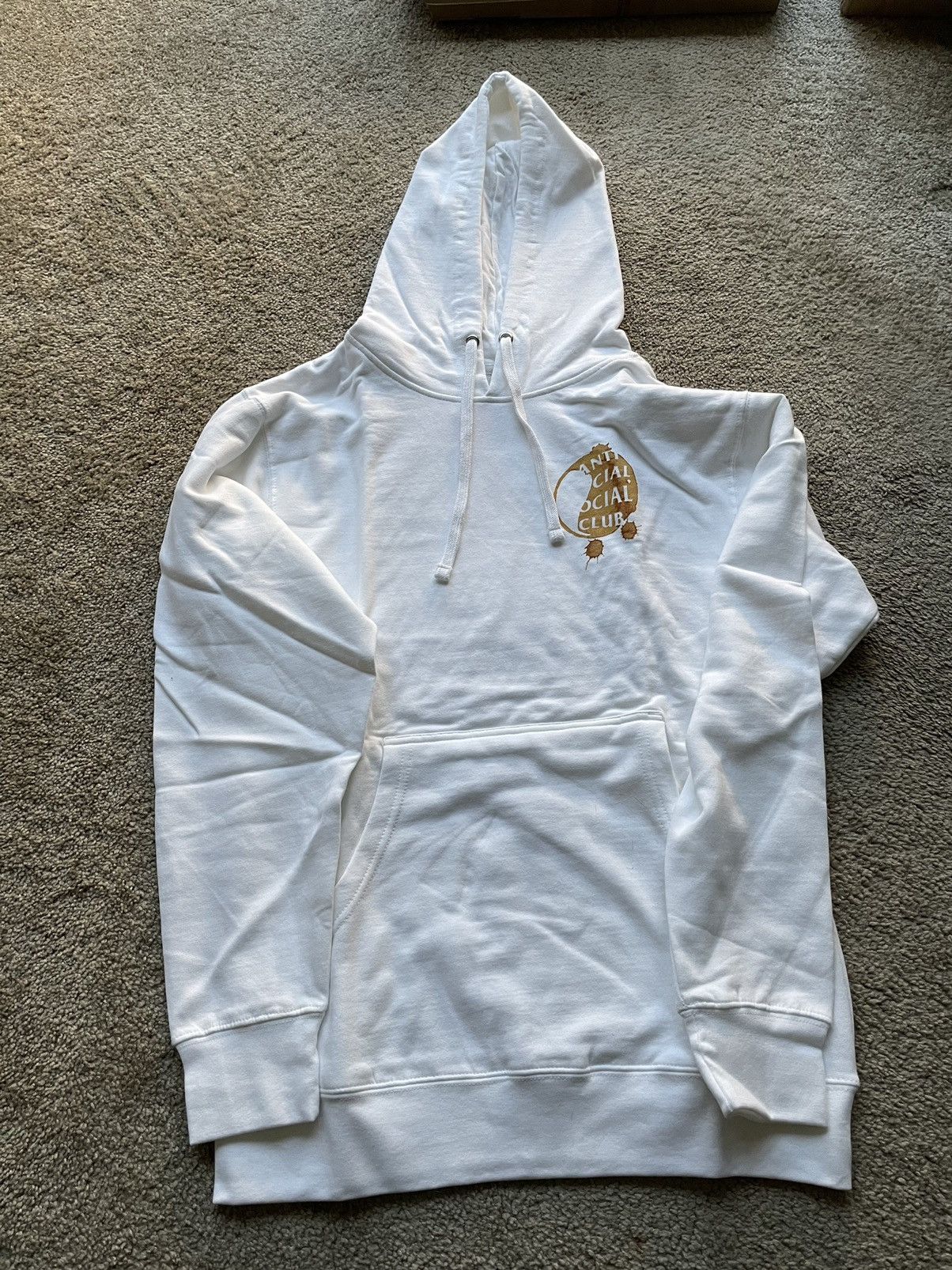 ASSC Every Morning Every Time White Hoodie Size S