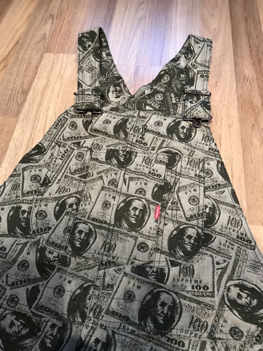 Supreme 100 dollar bill overall | Grailed