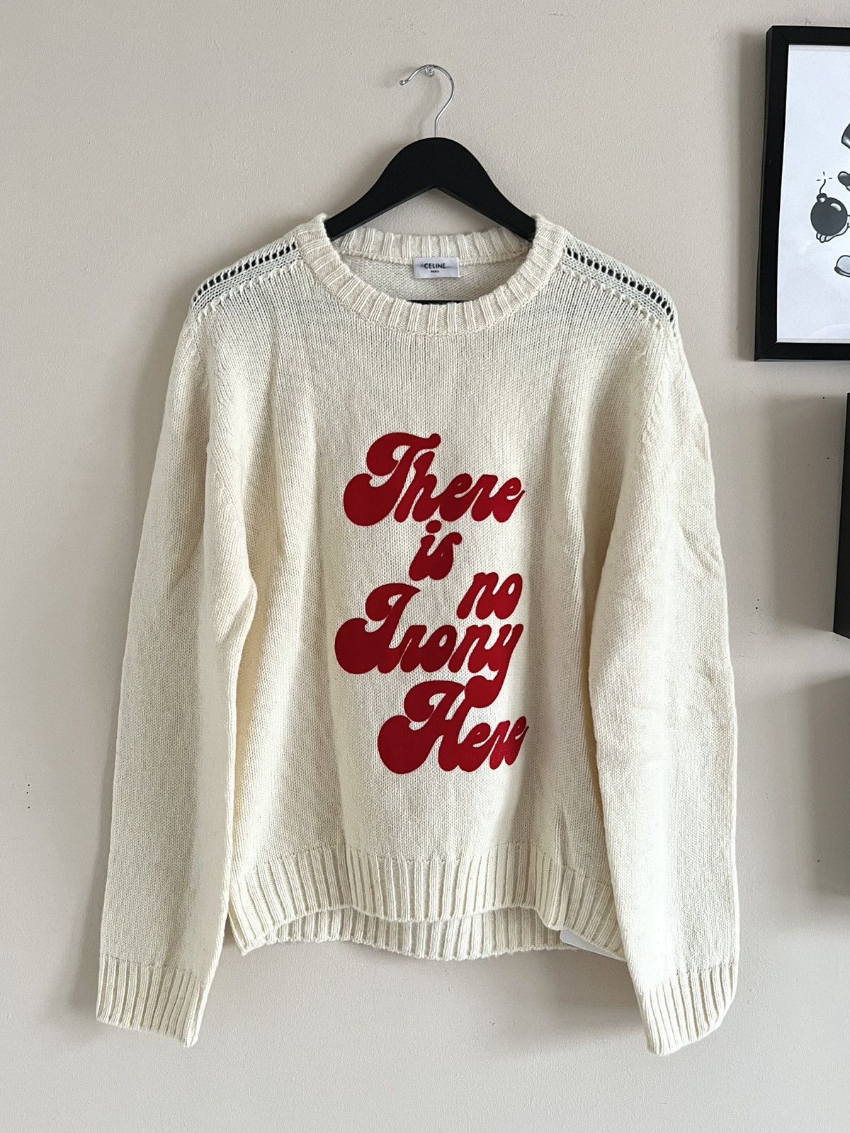 Celine Celine Hedi Slimane IRONY KNIT SWEATER | Grailed