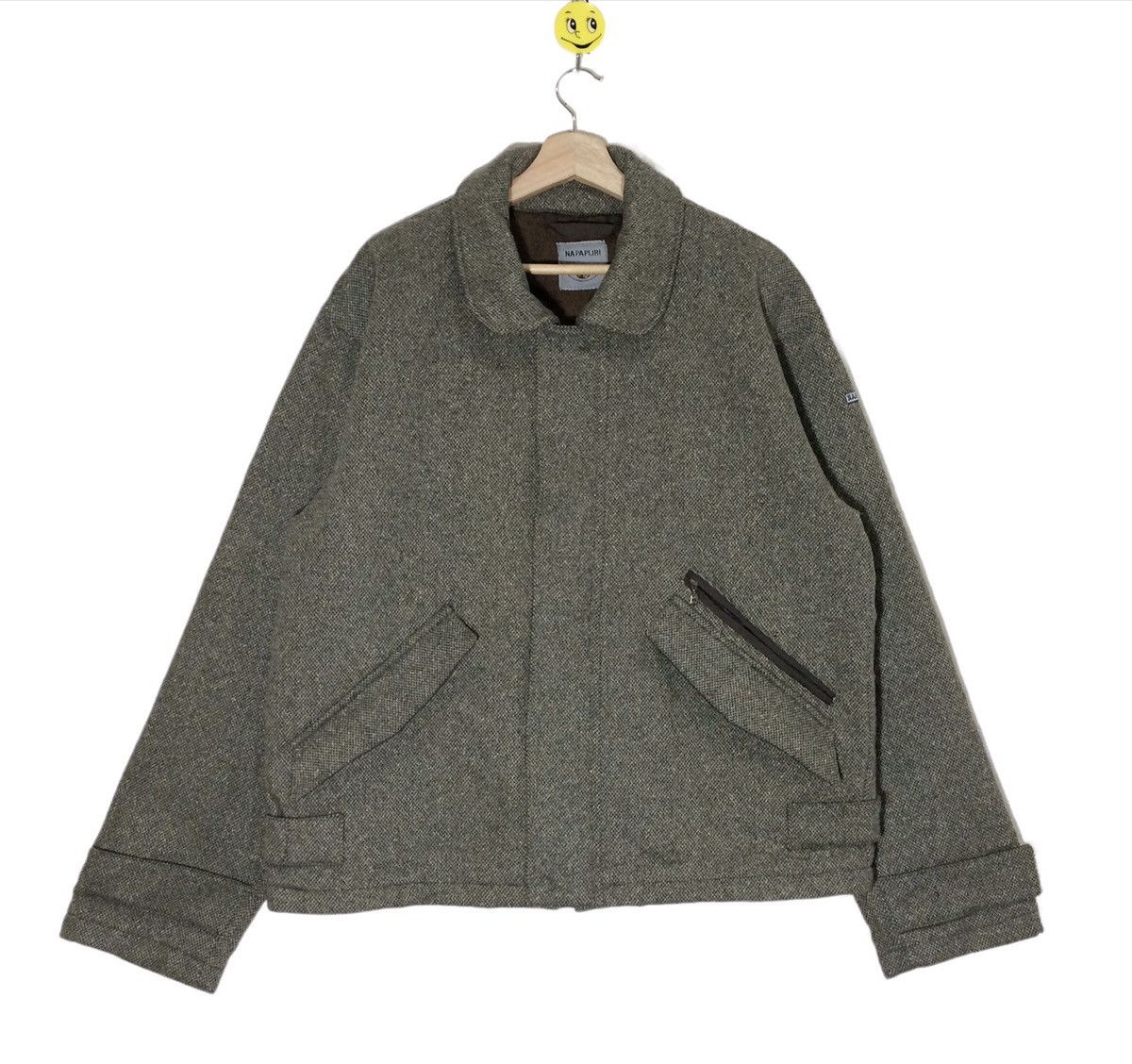 Napapijri NAPAPIJRI Chore Jacket Canvas Wool made in TUNISIA oversize Size US L / EU 52-54 / 3 - 1 Thumbnail