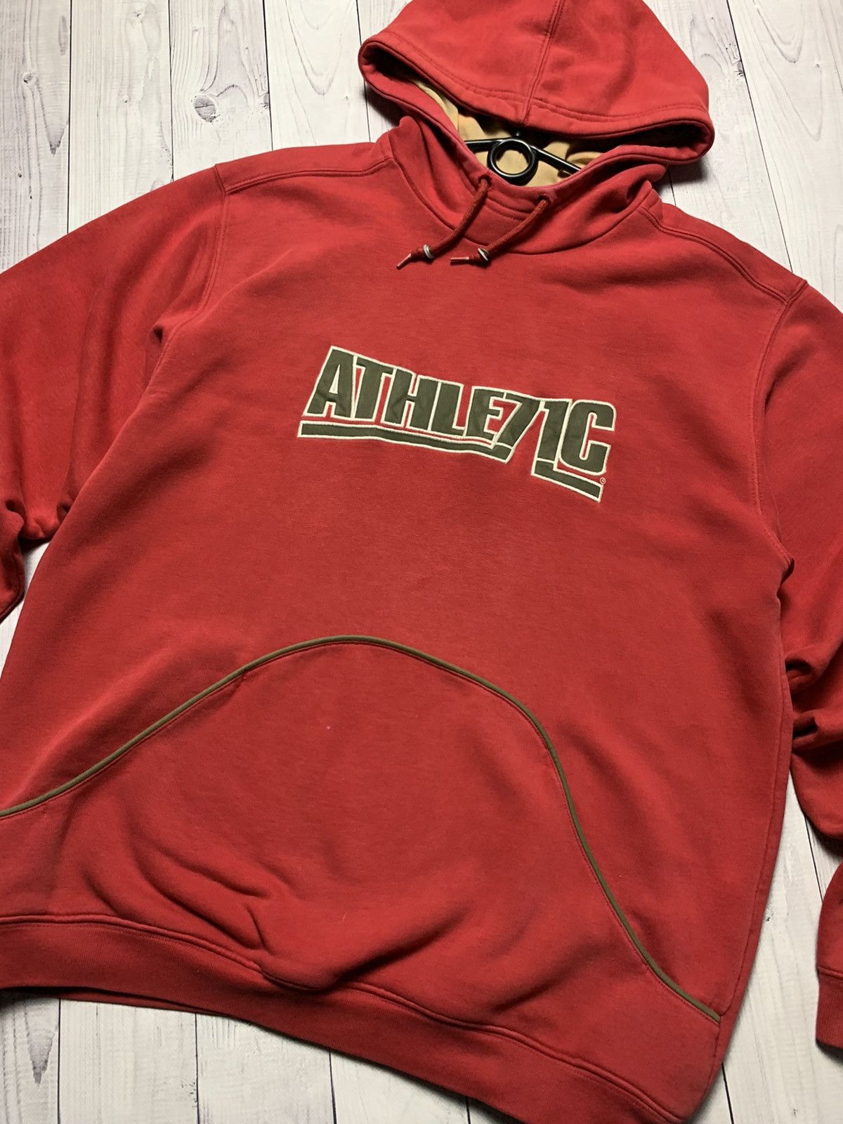 Vintage Vintage Nike Athletic hoodie big logo size m Size US M / EU 48-50 / 2 - 4 Thumbnail