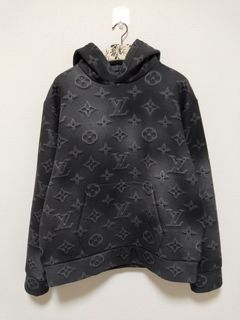 Supreme Louis Vuitton Monogram Black Hoodie - Tagotee