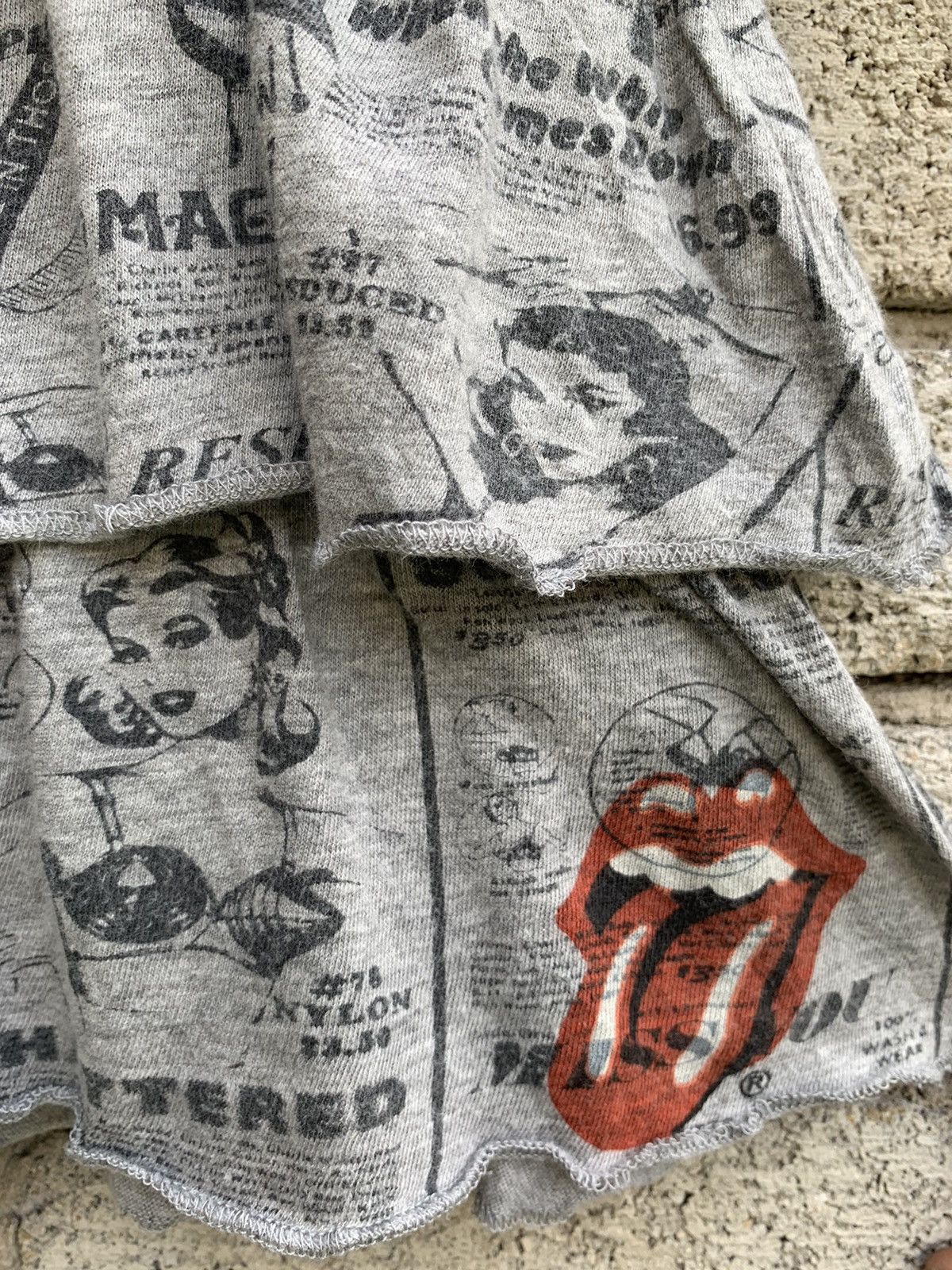 Hysteric Glamour × The Rolling Stones Hysteric Glamour x The Rolling Stone Mini Dress Layered Size XXS / US 00 / IT 34 - 15 Thumbnail