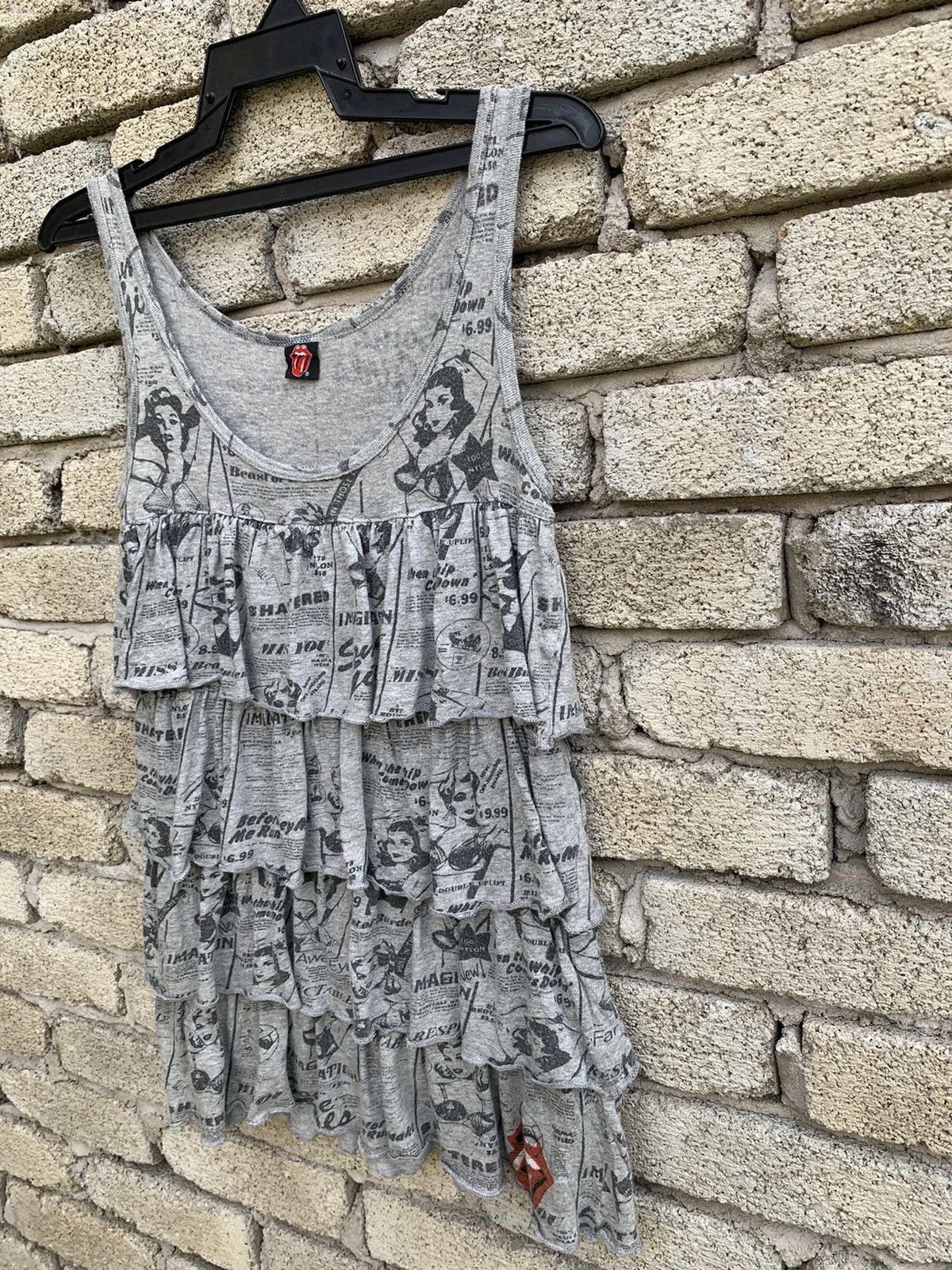 Hysteric Glamour × The Rolling Stones Hysteric Glamour x The Rolling Stone Mini Dress Layered Size XXS / US 00 / IT 34 - 4 Thumbnail