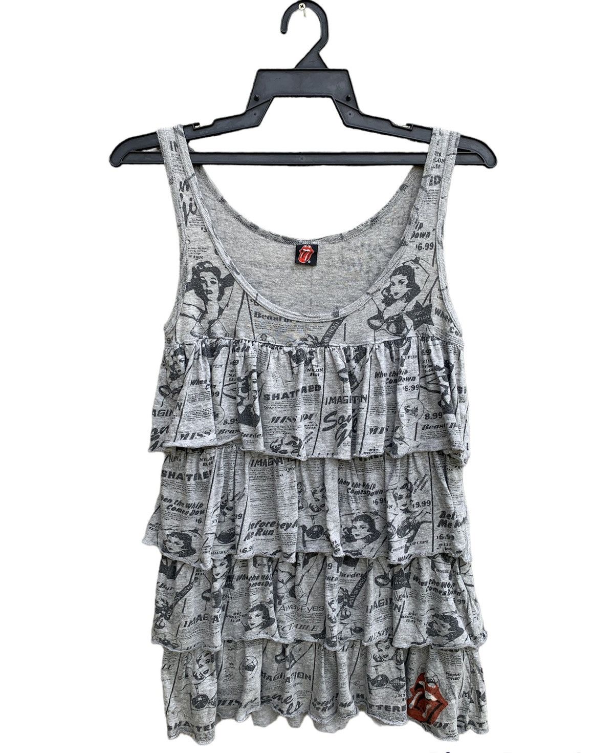 Hysteric Glamour × The Rolling Stones Hysteric Glamour x The Rolling Stone Mini Dress Layered Size XXS / US 00 / IT 34 - 1 Thumbnail